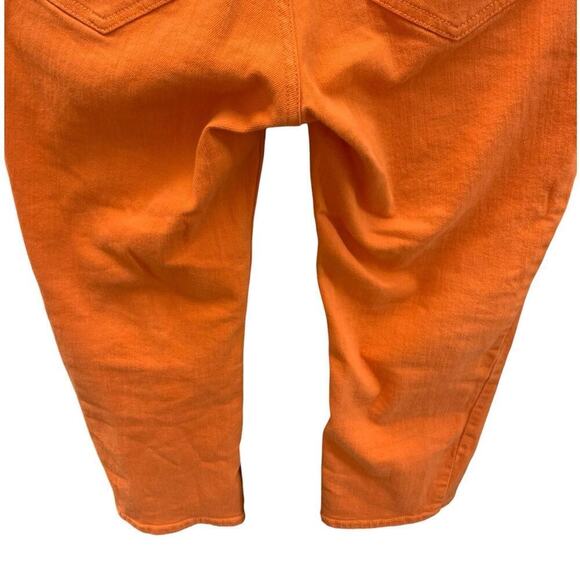 Lilly‎ Pulitzer Orange Jeans SZ 4 Skinny Mini Jeans - Picture 7 of 7